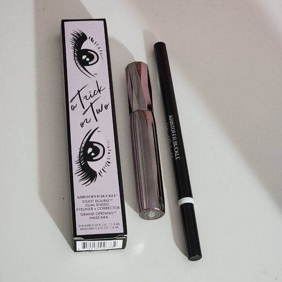 KRISTOFER BUCKLE - Stunt Double Dual Ended Mascara eyeliner set - Picture 1 of 14
